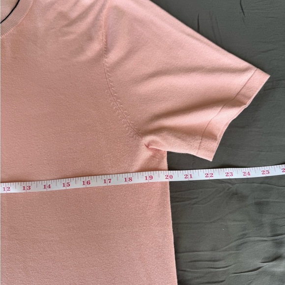 Perry Ellis Light Pink Knit Shirt - Picture 5 of 6